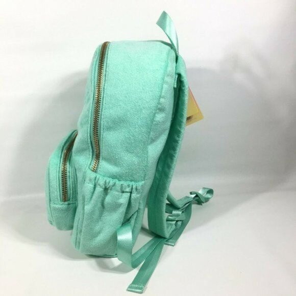 Stoney Clover Lane x Target Terry Cloth Embossed Backpack Light Green 15.75" - Picture 8 of 12